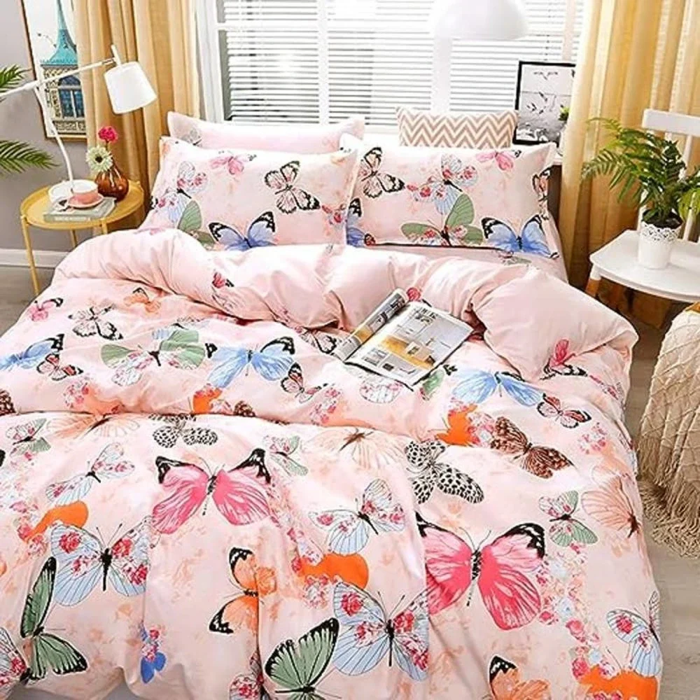 NEW in BAG - Buttery Soft Twin-Full Butterfly Duvet with 1 LG Pillow Sham
